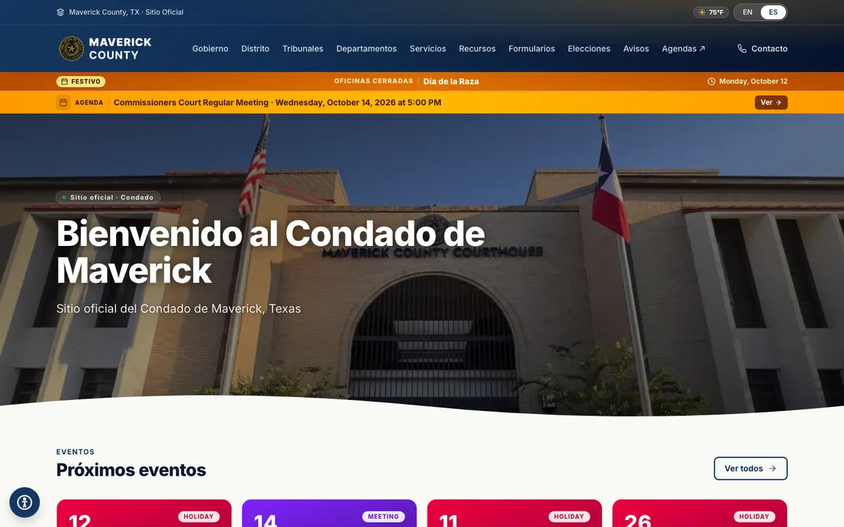 Maverick County website